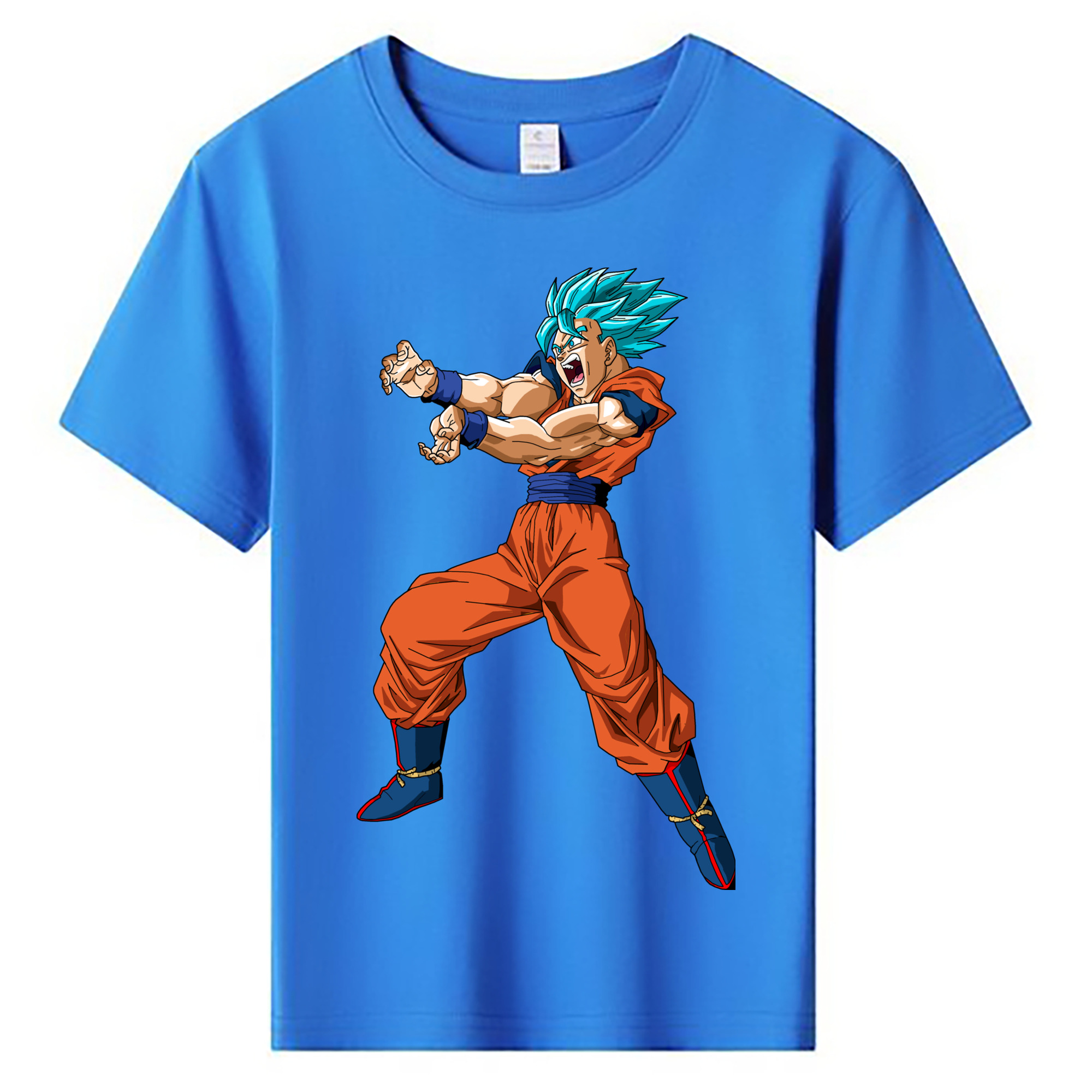 （画像用） ドラゴンボール 孫悟空（そん ごくう）Son Goku カカロット DRAGON BALL Kakarotto 綿100％キッズTシャツ（フロントプリント）
